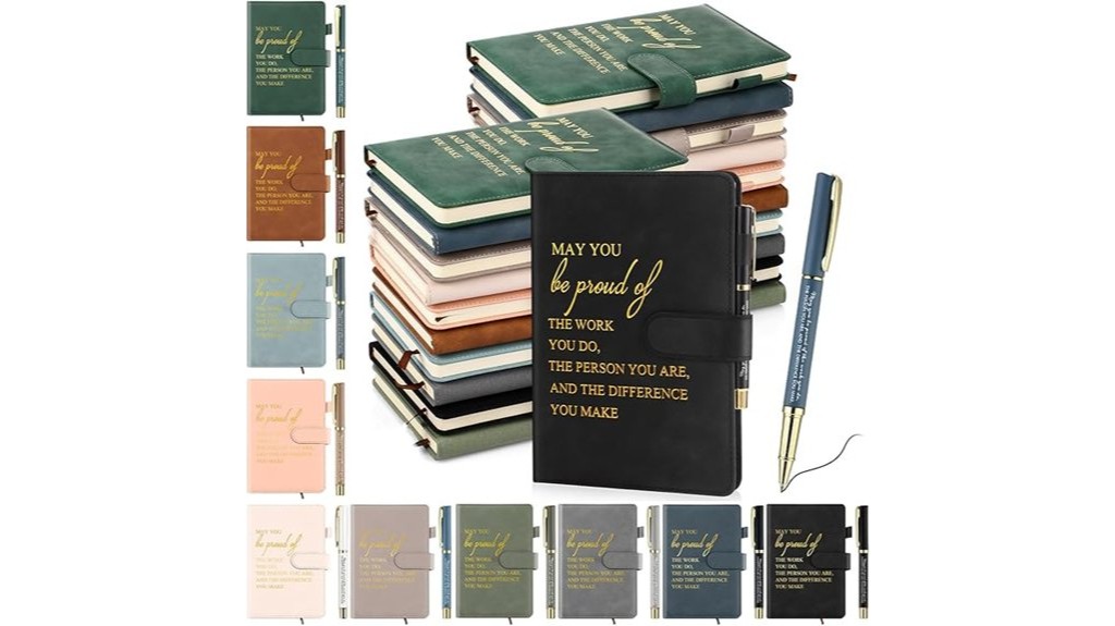 employee appreciation leather journals