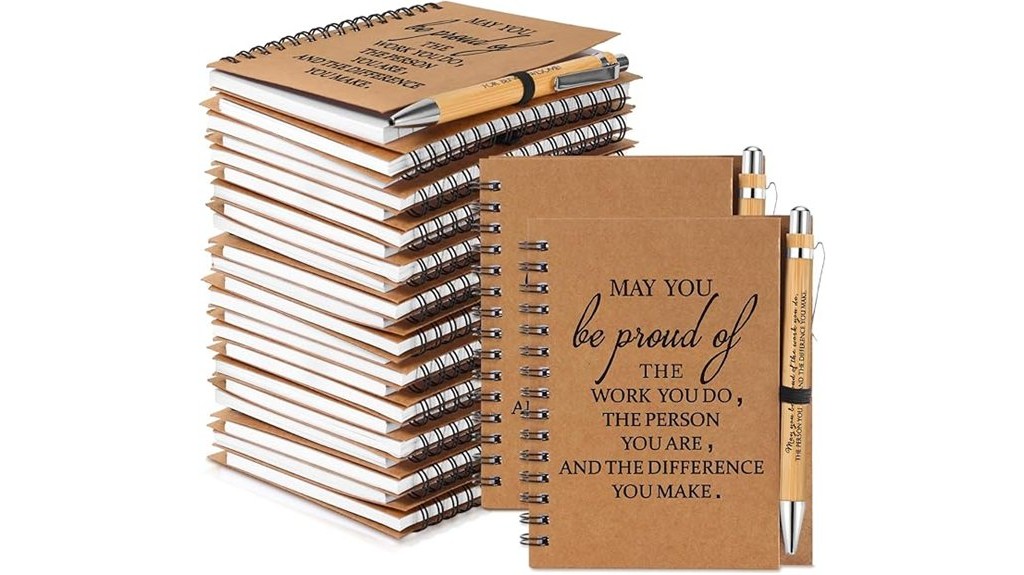 employee gift sets notebook