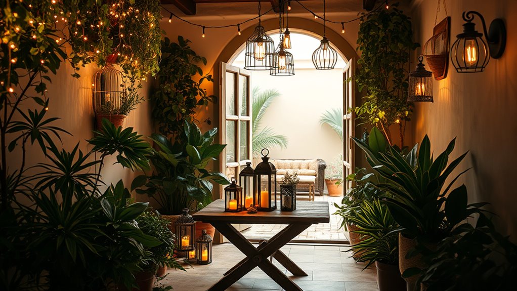 enchanting decorative lighting ambiance