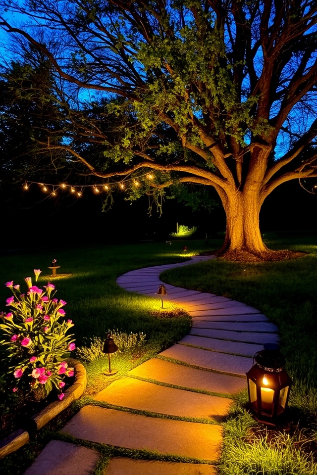 enchanting garden lighting ideas