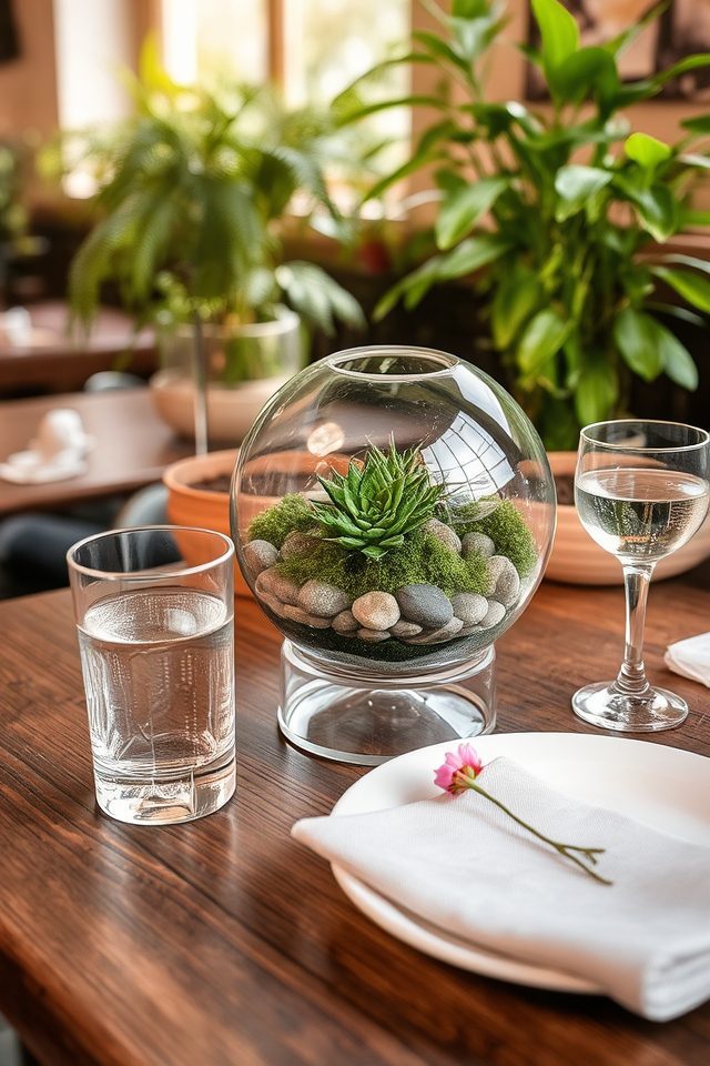 enchanting miniature plant ecosystems