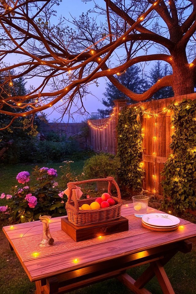 enchanting outdoor fairy lights