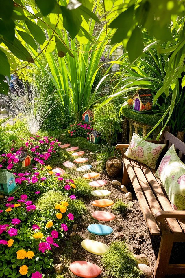 enchanting outdoor garden retreat