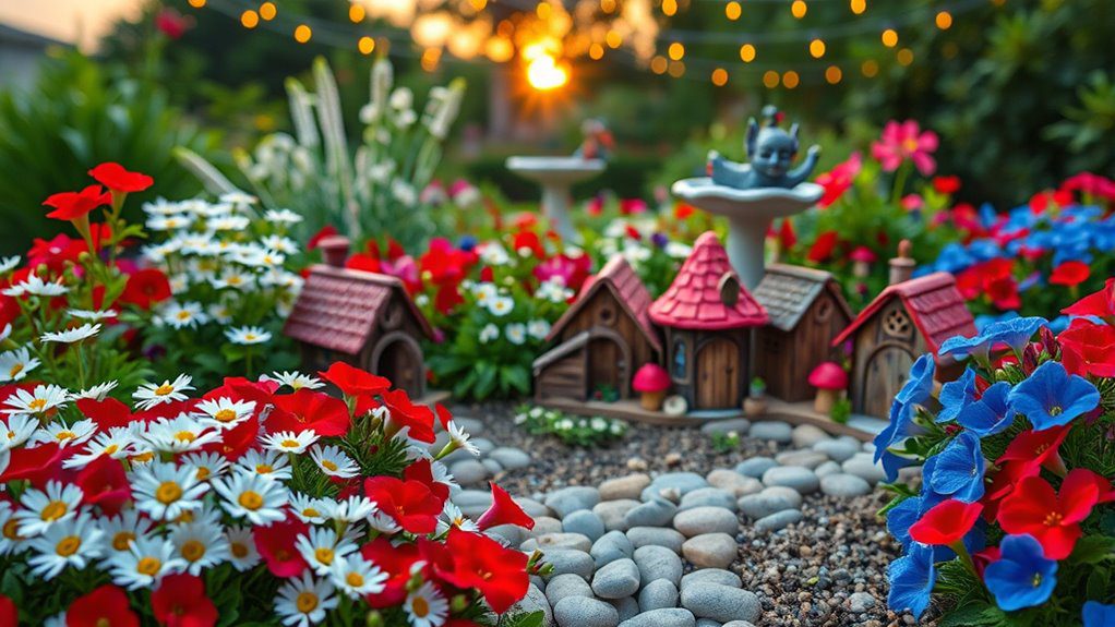 enchanting patriotic fairy garden