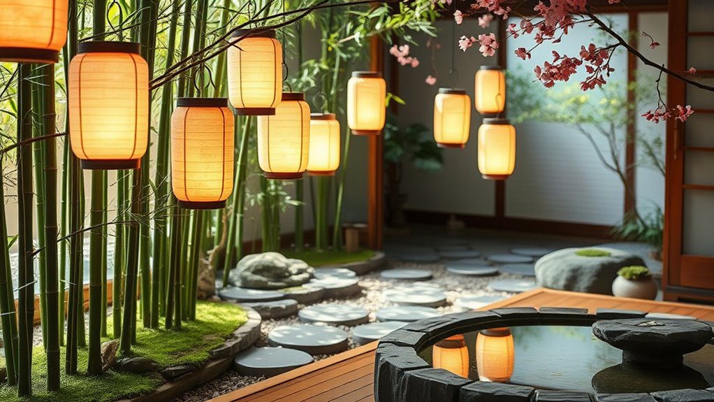 enchanting warm ambiance lanterns