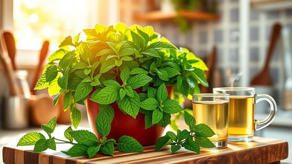 energizing mint culinary herb