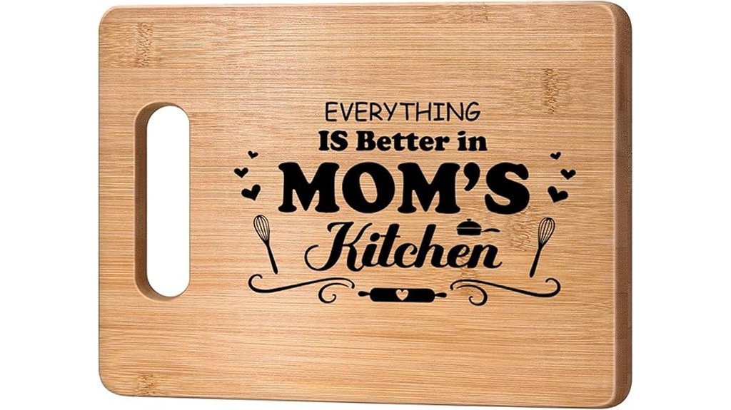 engraved bamboo cutting board