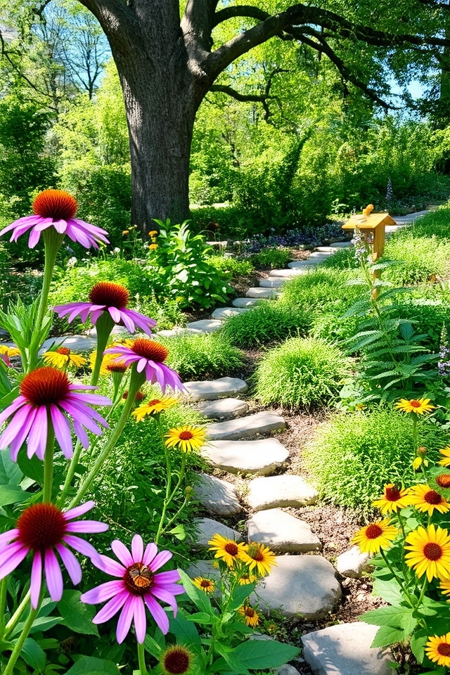 enhance garden with biodiversity