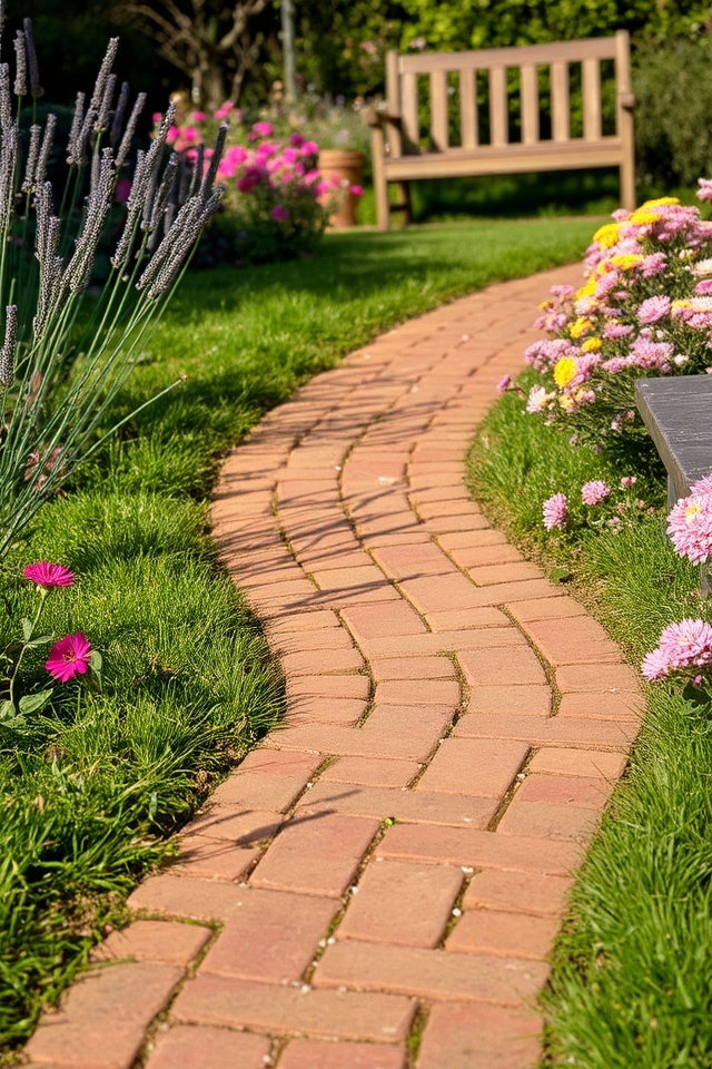 enhance gardens with pathways