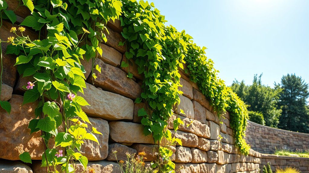 enhance landscape with vines