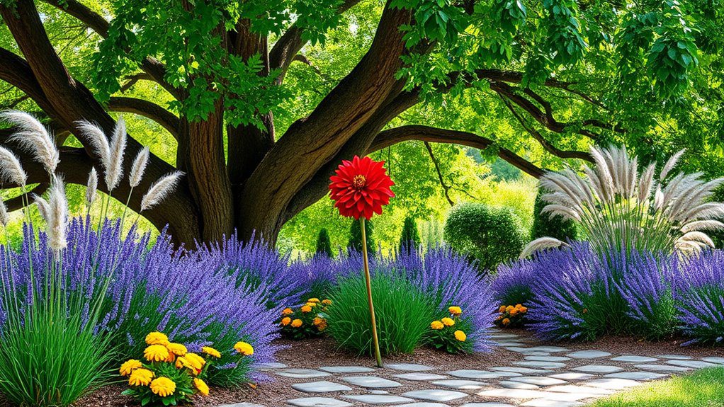 enhance visual flower beds