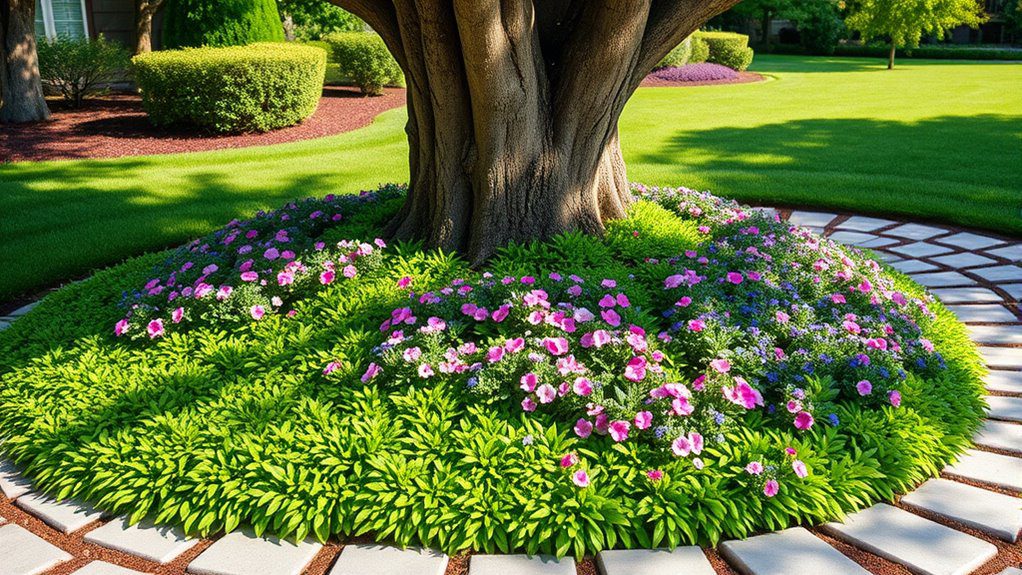 enhance yard with ground covers