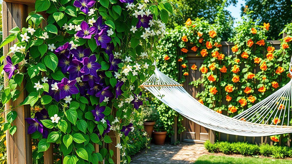 enhancing gardens with vines