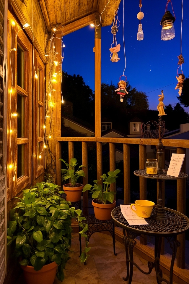 fairy light whimsical decor