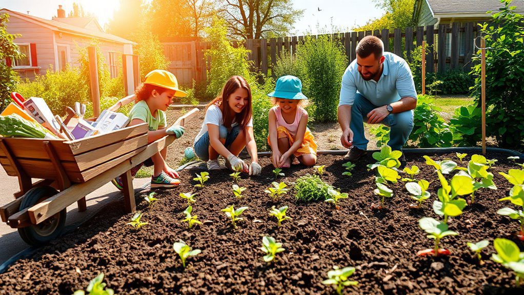 family bonding through gardening