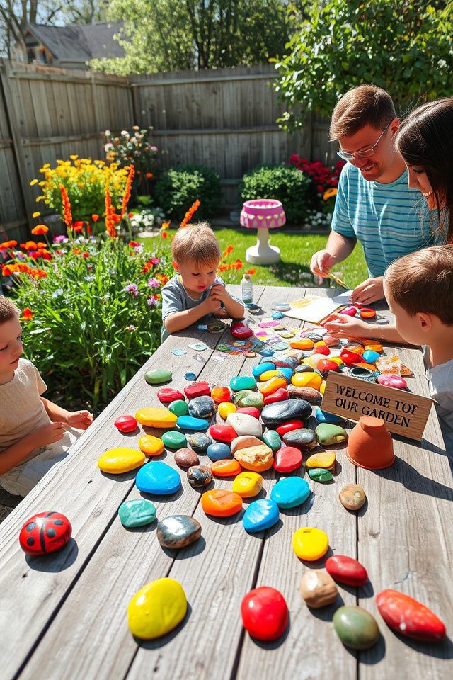 family garden art project