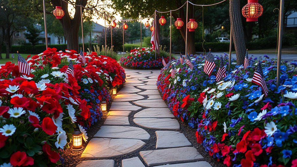 festive independence day pathway