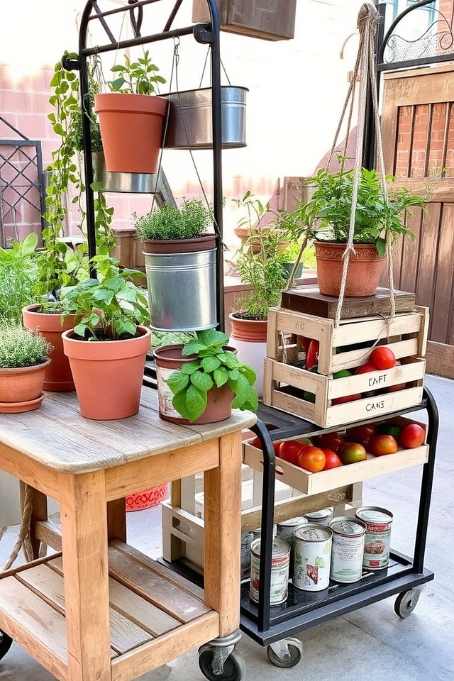 flexible mobile container gardens