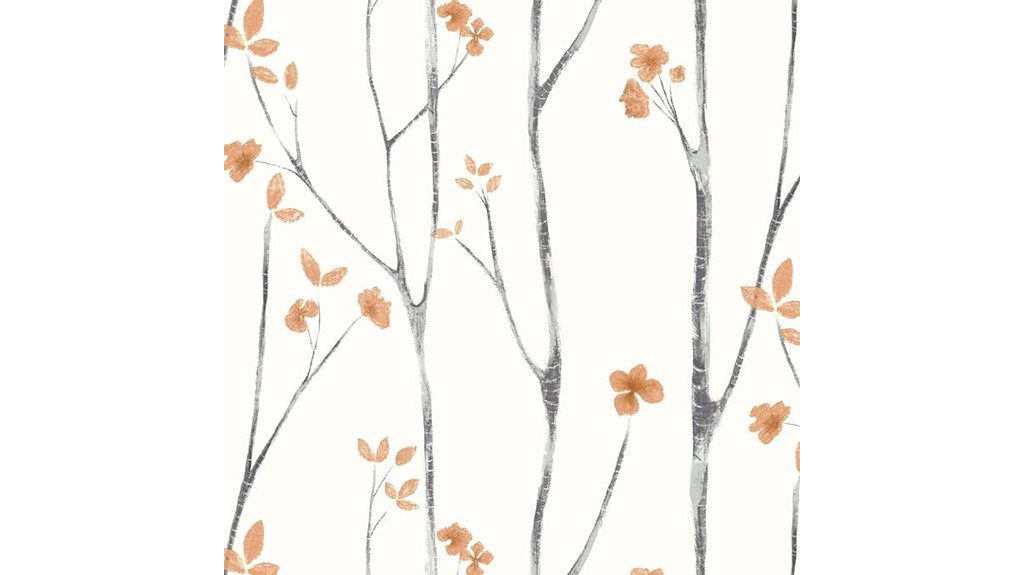 floral peel and stick wallpaper