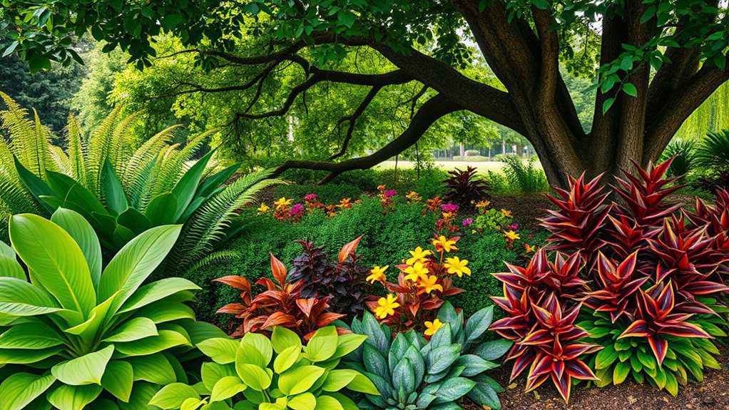 foliage plants enhance garden aesthetics