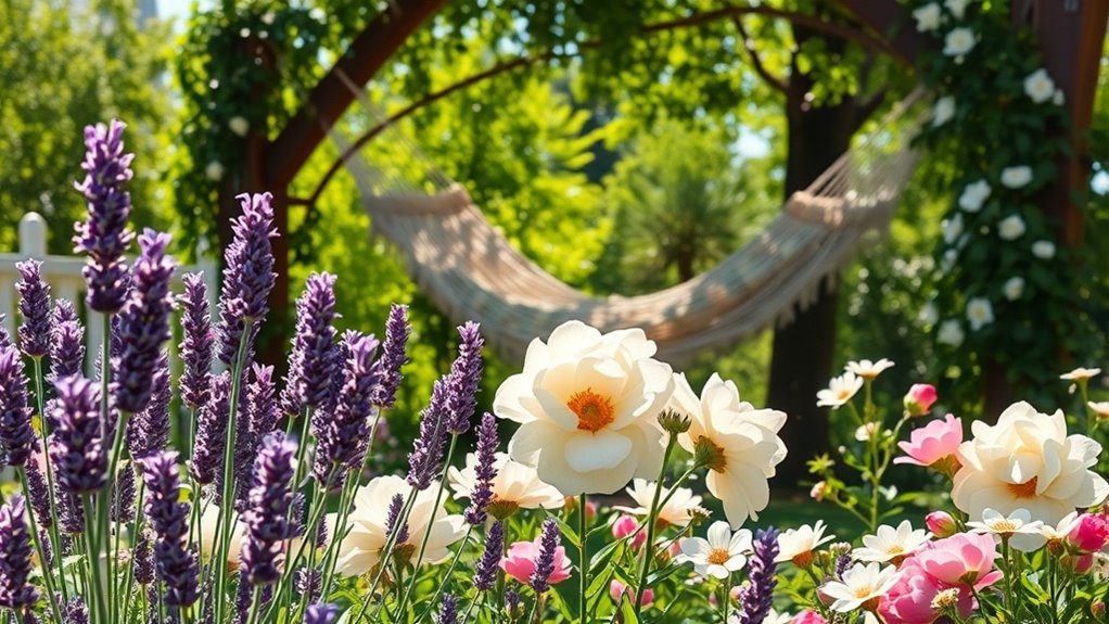 fragrant blooms evoke tranquility