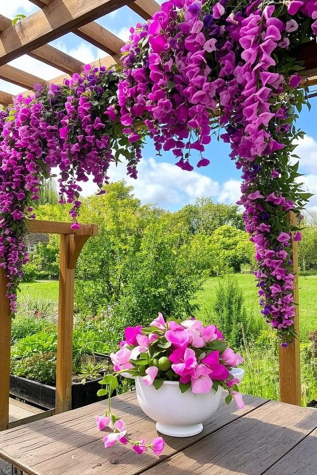 fragrant climbing garden annuals