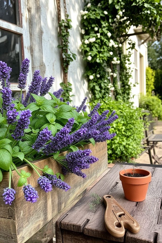 fragrant culinary herb garden