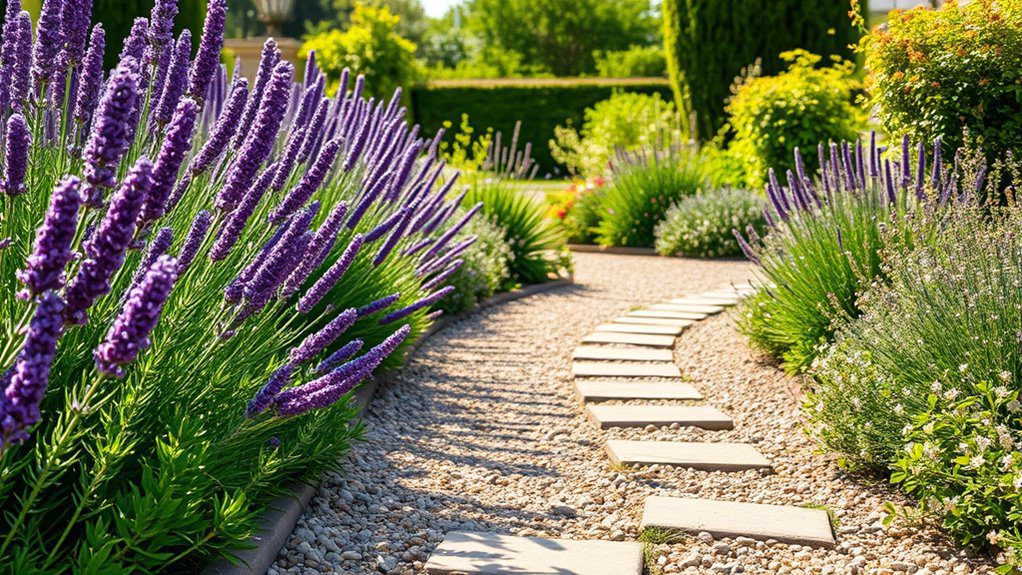 fragrant herbs for driveways