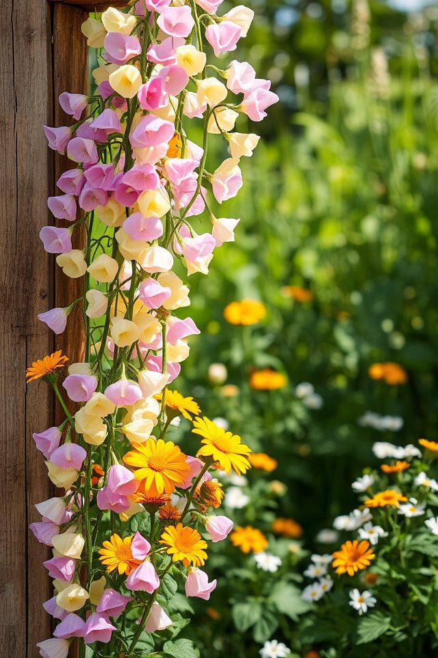 fragrant pastel climbing flowers