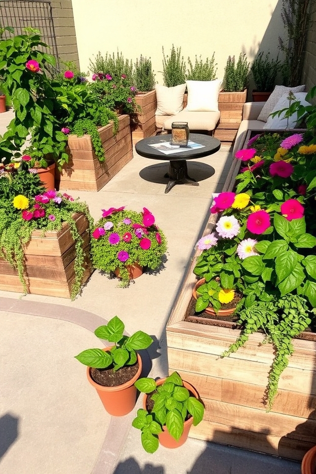 framing garden spaces beautifully