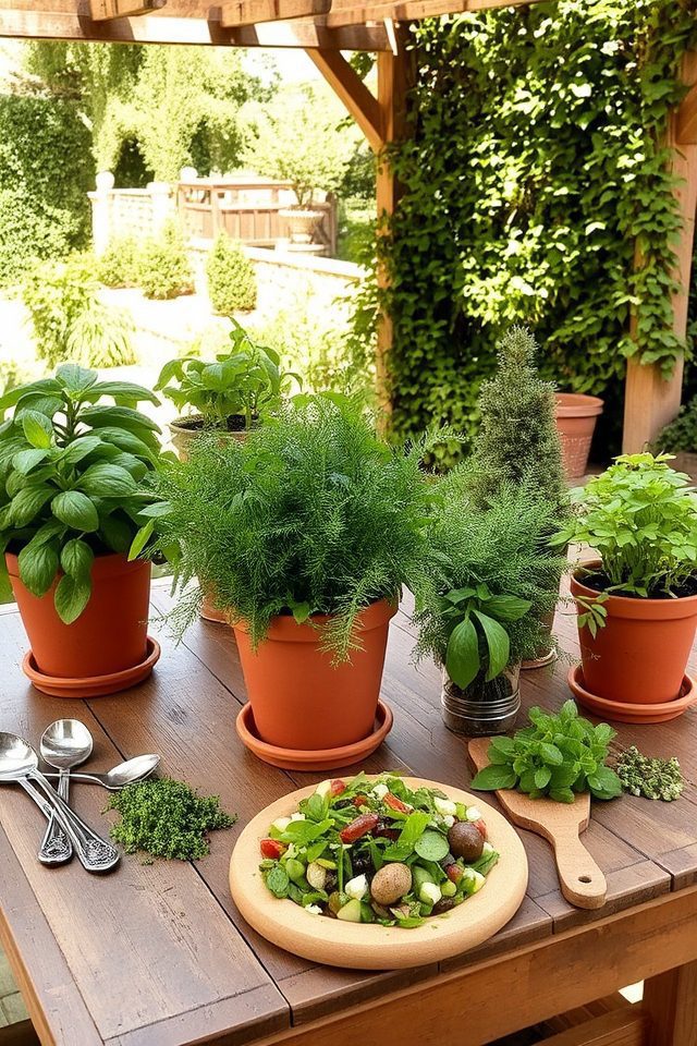 fresh herbs enhance cooking