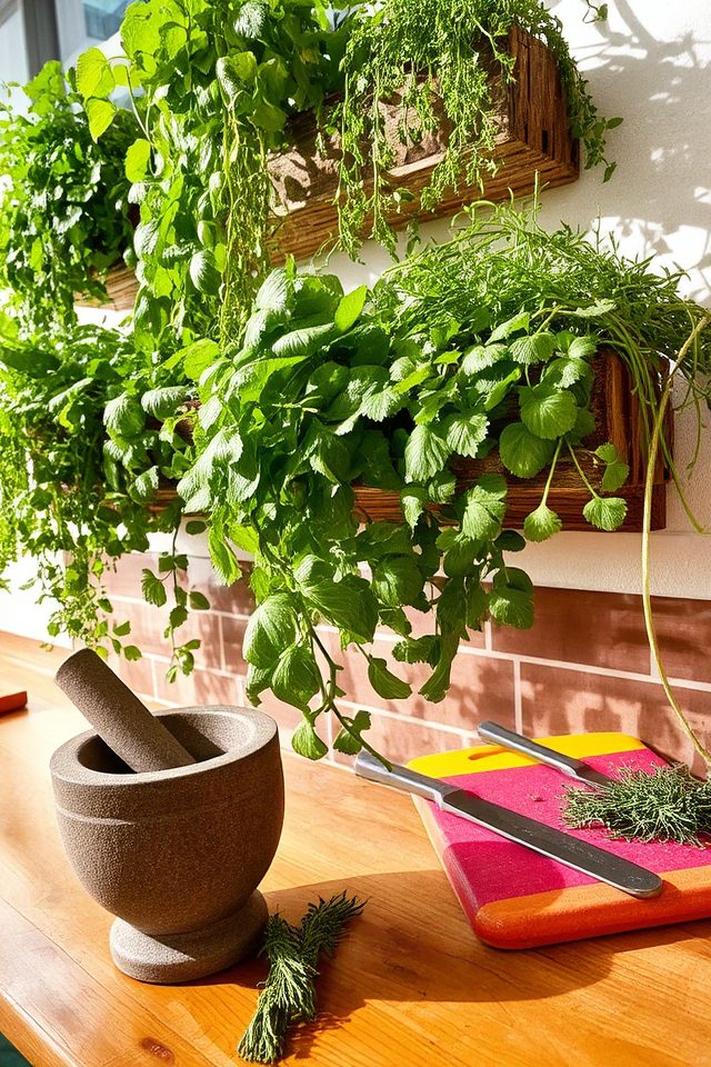 fresh herbs enhance dining