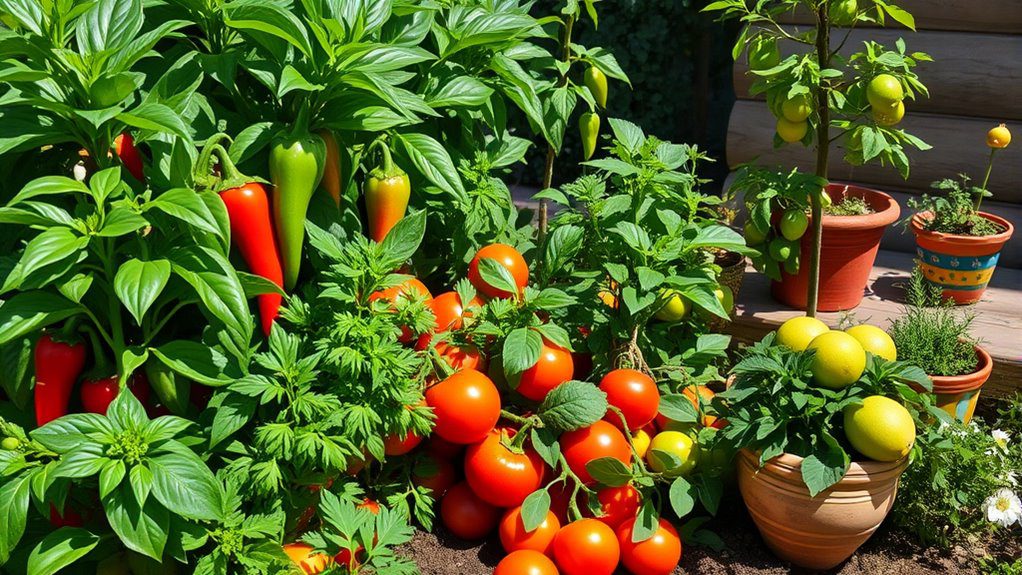 fresh ingredients for salsa
