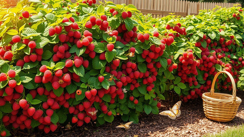 fruitful privacy garden barrier
