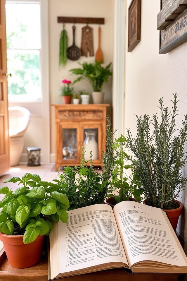 functional small herb garden