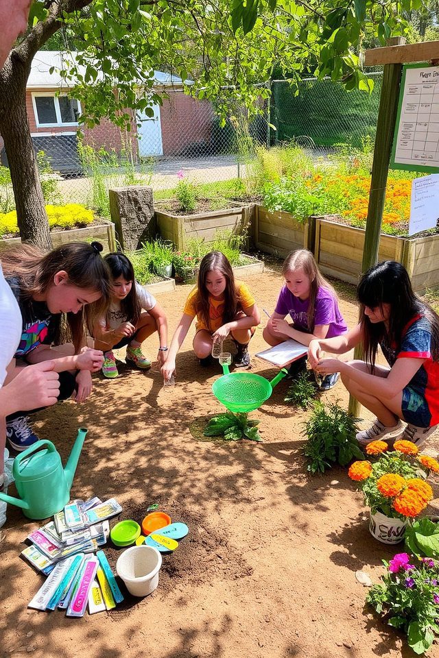 garden based scientific experiments