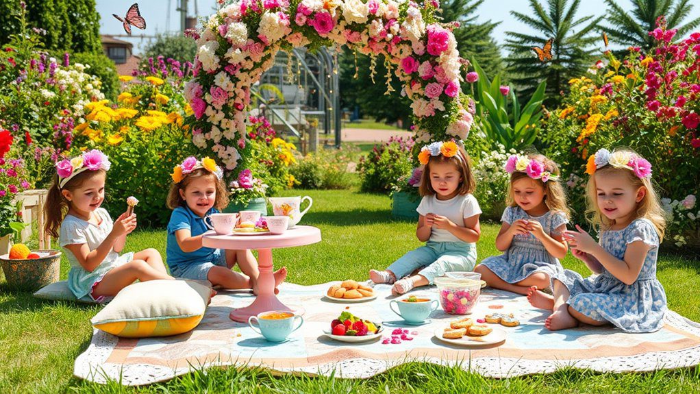 garden tea party activities