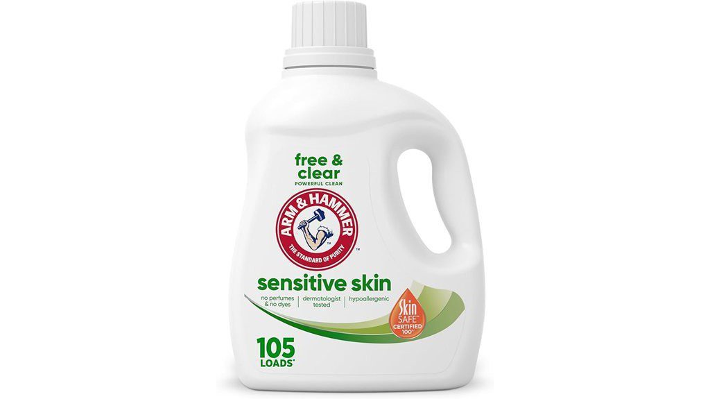 gentle detergent for sensitivity