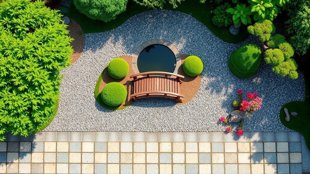 geometric harmony in gardening