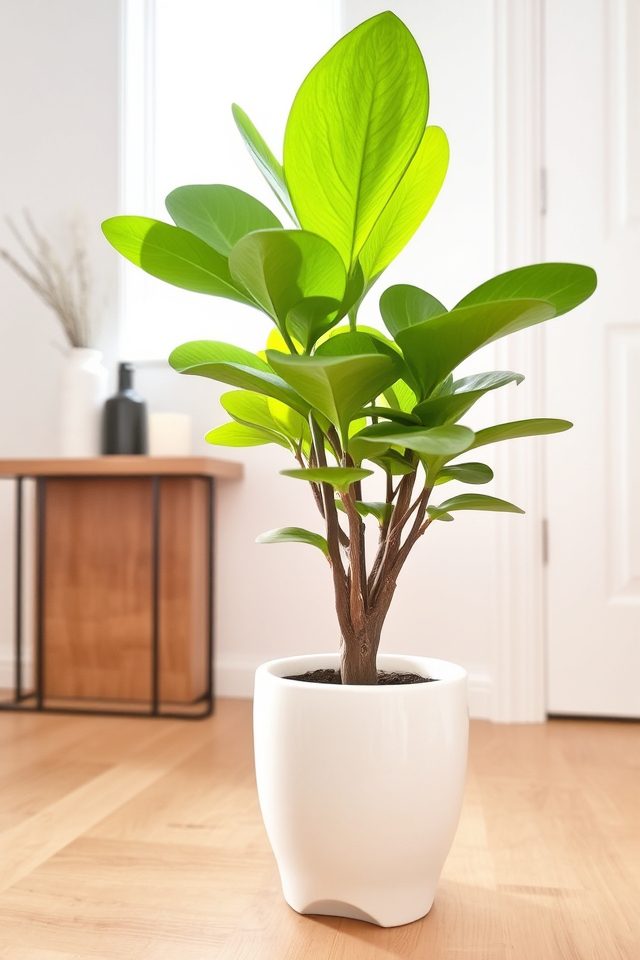 glossy leaves enhance spaces