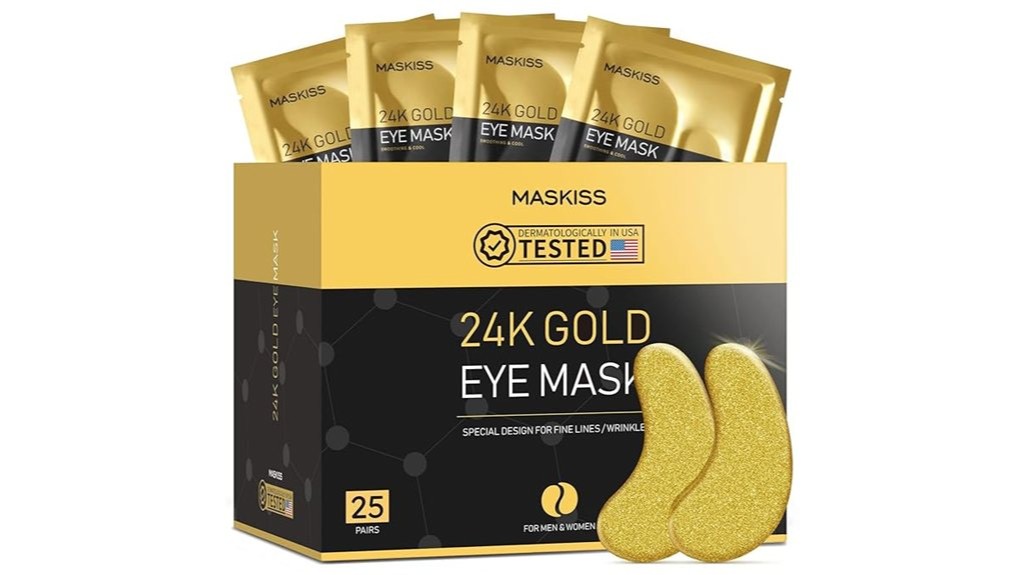 gold eye patches treatment