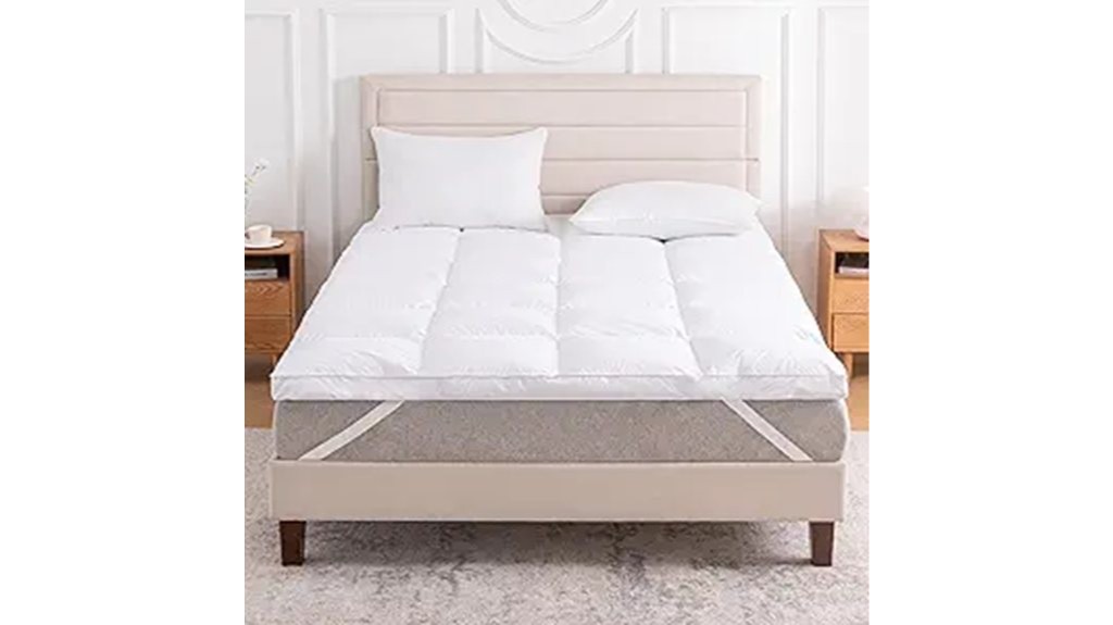 goose feather mattress topper