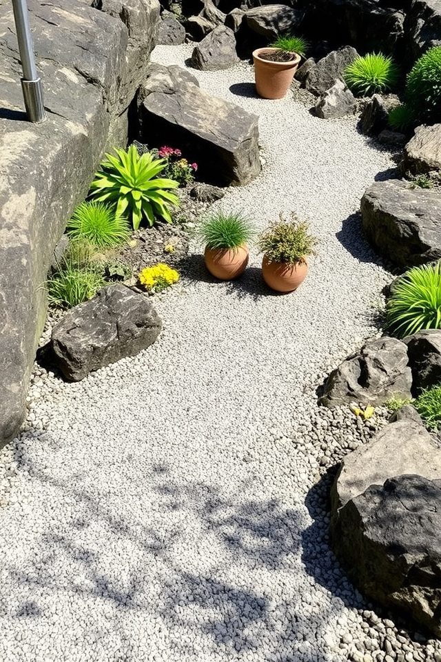 gravel enhances modern aesthetics