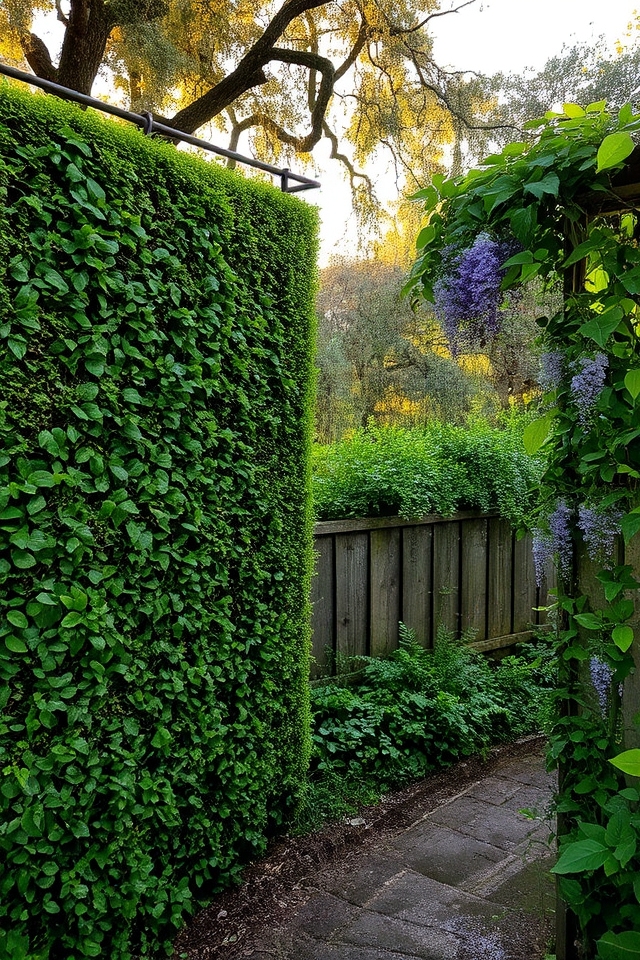 greenery privacy screens
