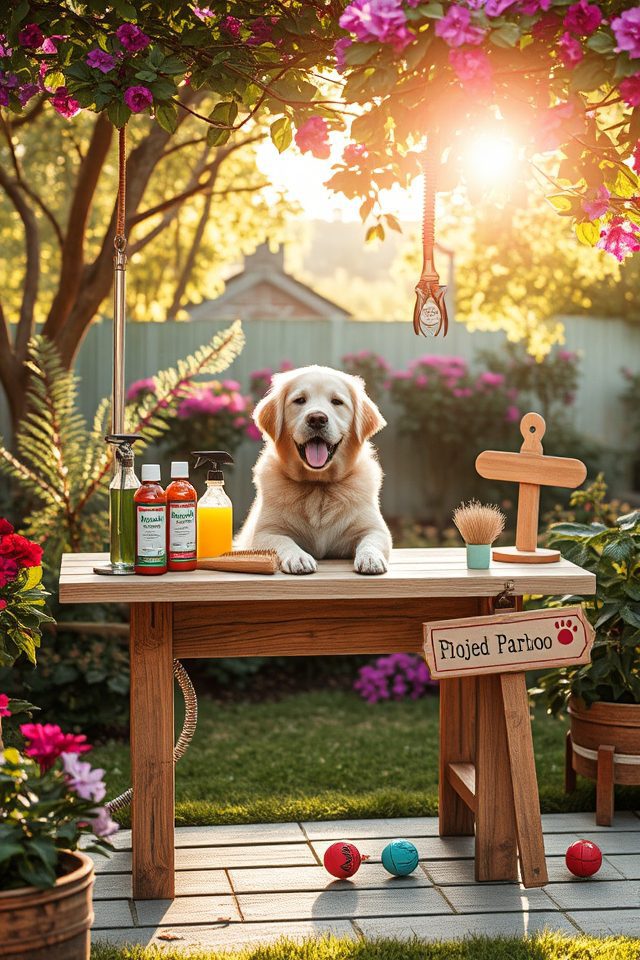 grooming space for dogs