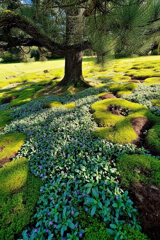 ground covers enhance garden aesthetics