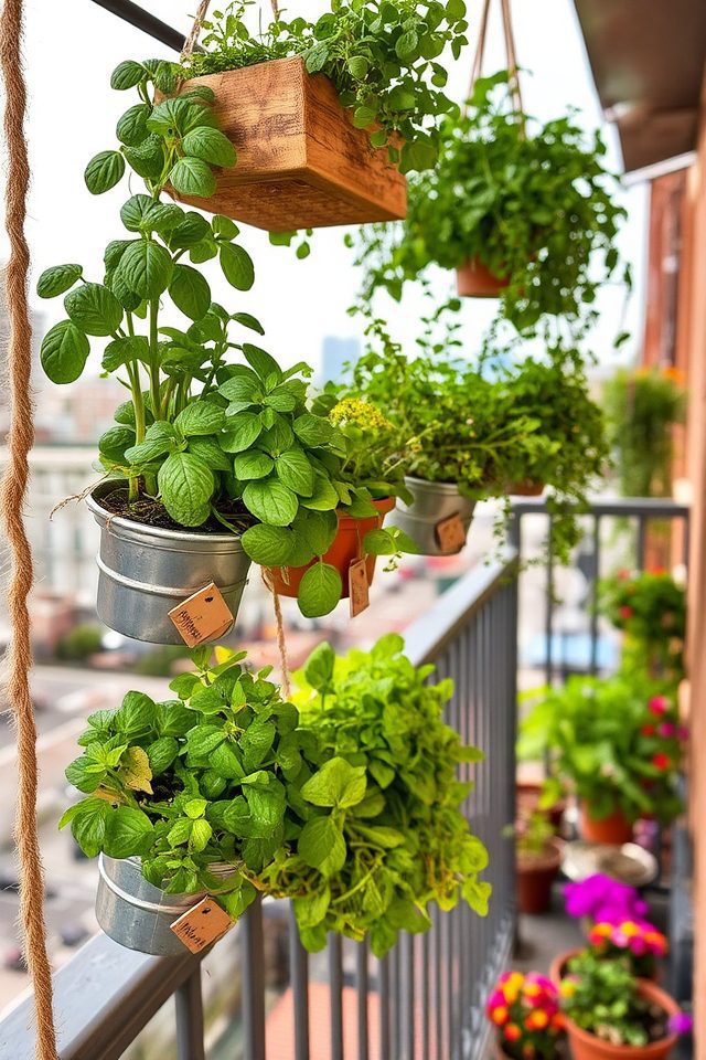 hanging herb garden solution