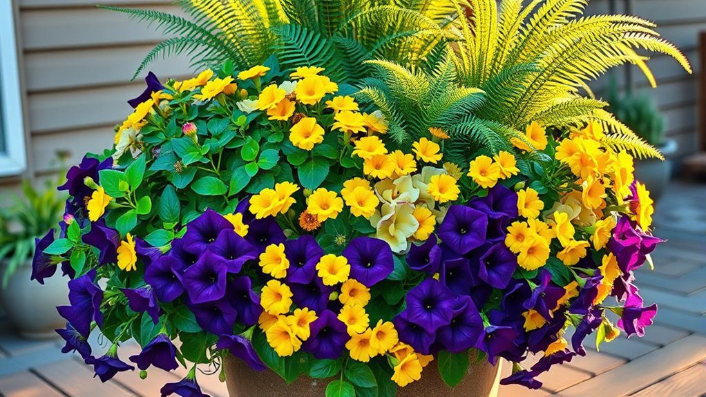 harmonious plant color combinations