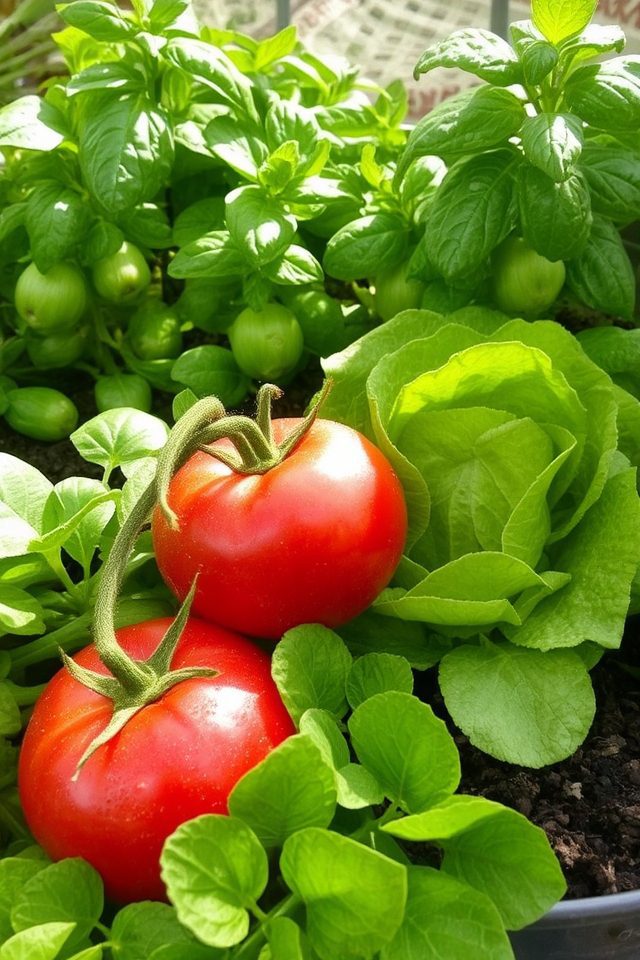 harvest fruits and vegetables