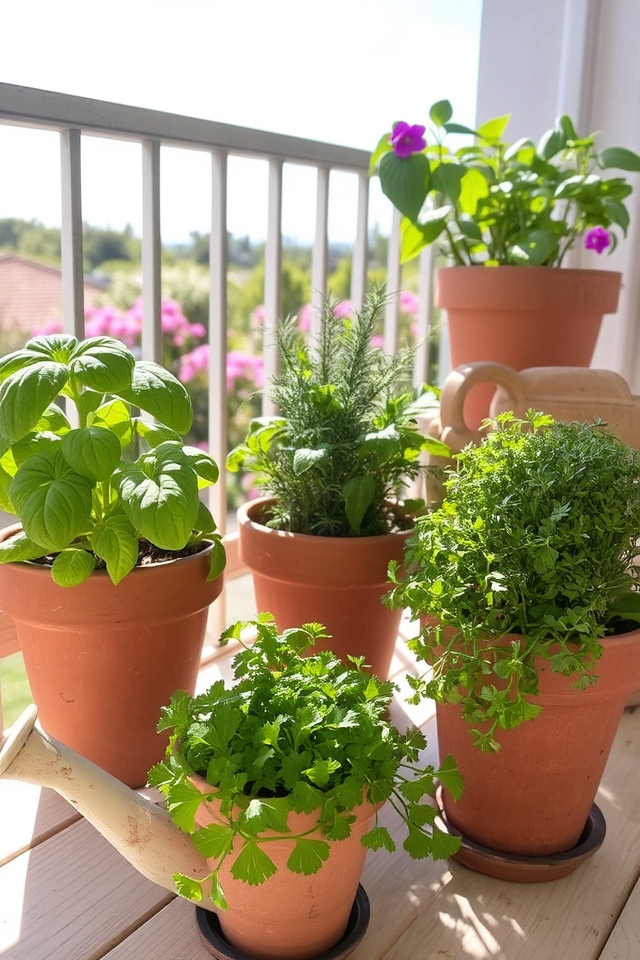 herb garden balcony bliss